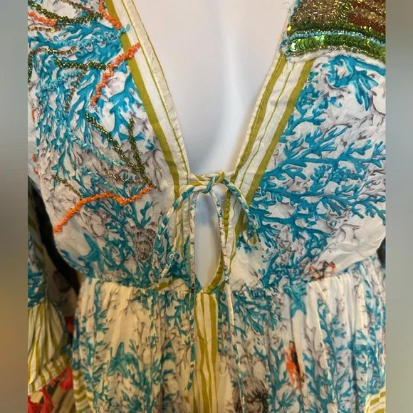 POL Size Large 3/4 Sleeve Maxi Dress - Picture 4 of 6